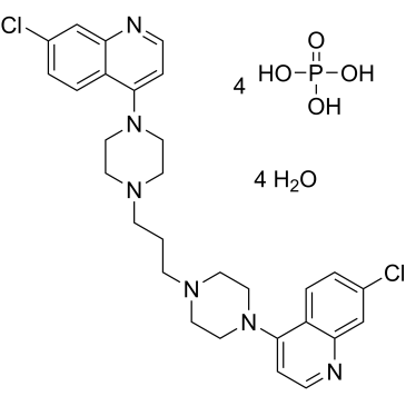 Piperaquine tetraphosphate tetrahydrate