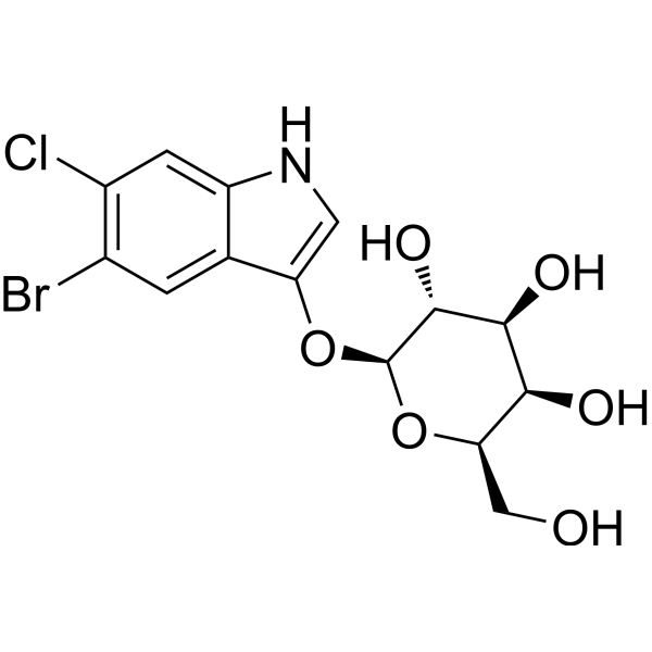 5-Bromo-6-chloro-3-indolyl β-D-Galactopyranoside contains ca. 10% Ethyl Acetate (5-Bromo-6-chloro-3-indolyl-β-D-galactopyranoside; 5-Bromo-6 -chloro-3-indolyl-beta-D-galactoside)